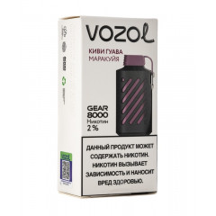 Электронная сигарета Vozol Gear 8000 Киви Гуава Маракуйя (Возол Гир 8000)